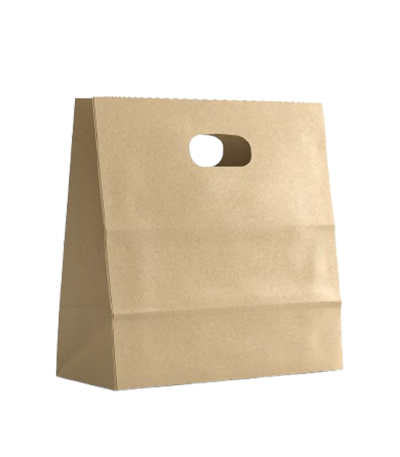 Kraft Die Cut Bag