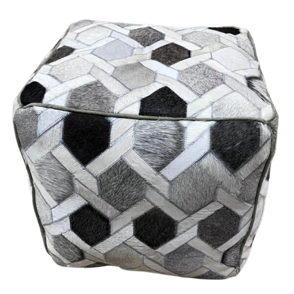 Leather Poufs & Ottomans