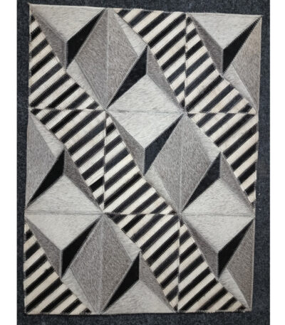 Leather Hair-on Cushion Cover