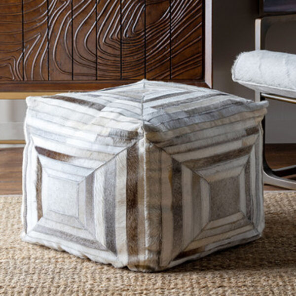 Leather Poufs & Ottomans