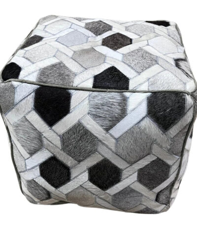 Leather Poufs & Ottomans