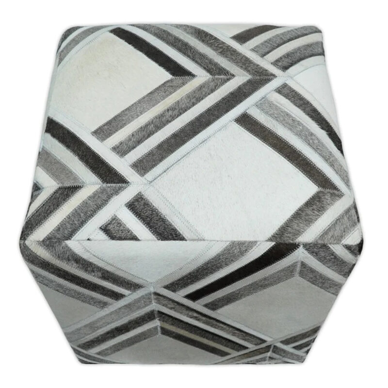 Leather Poufs & Ottomans