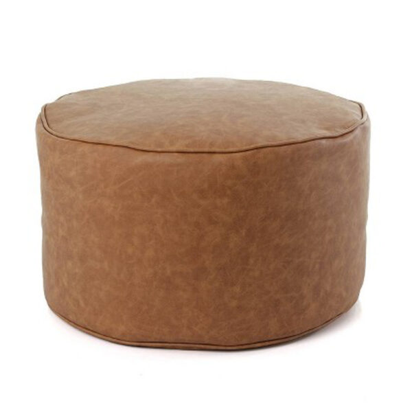 Leather Poufs & Ottomans